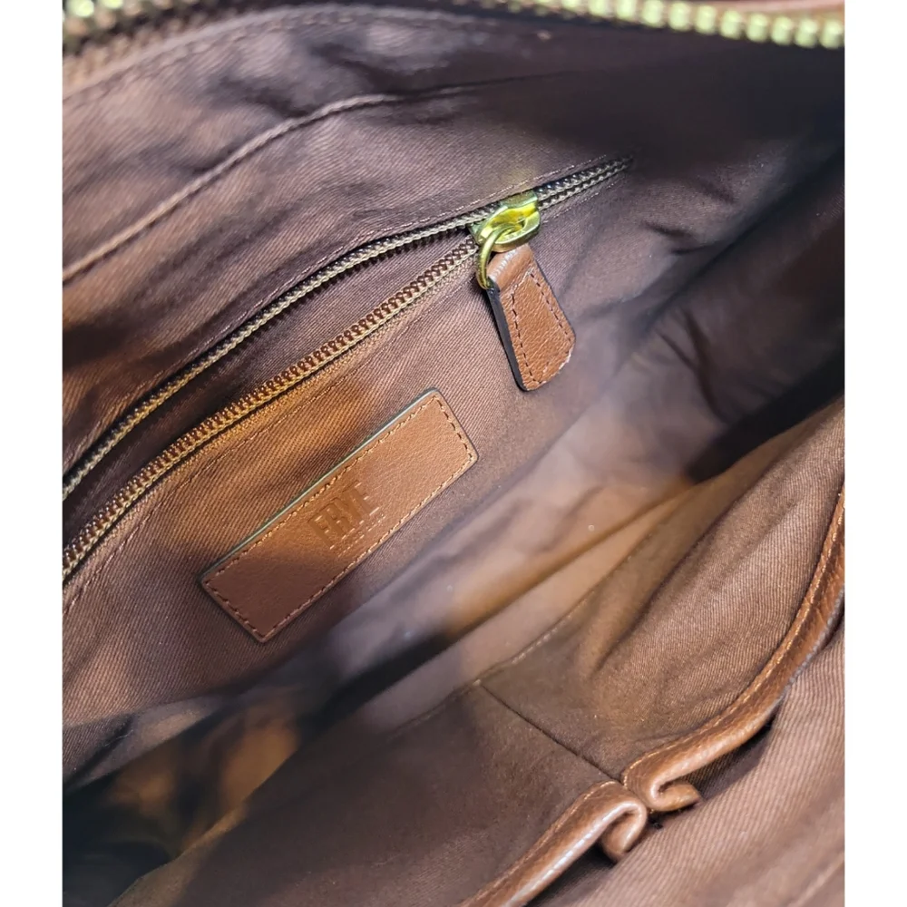 Frye Brown Leather Crossbody Bag